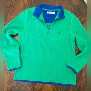 EUC Mens Nautica Quarter Zip Fleece, size Medium